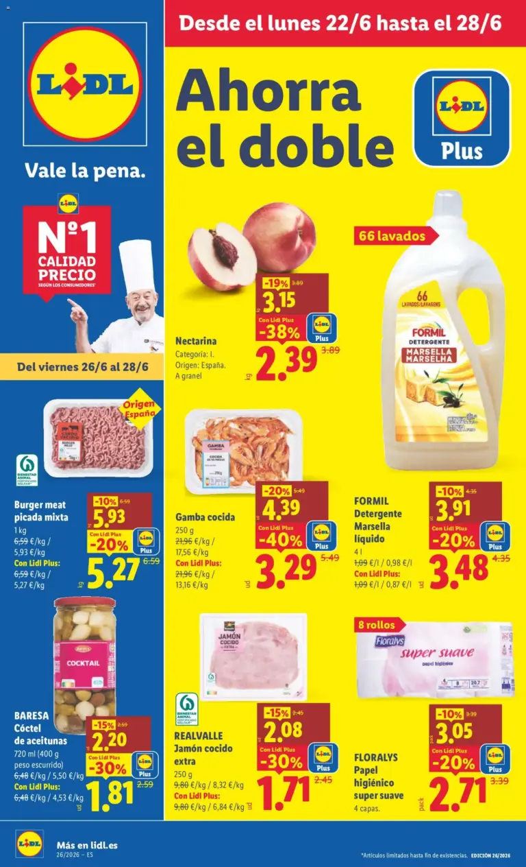 Lidl folleto del 22/06/2026