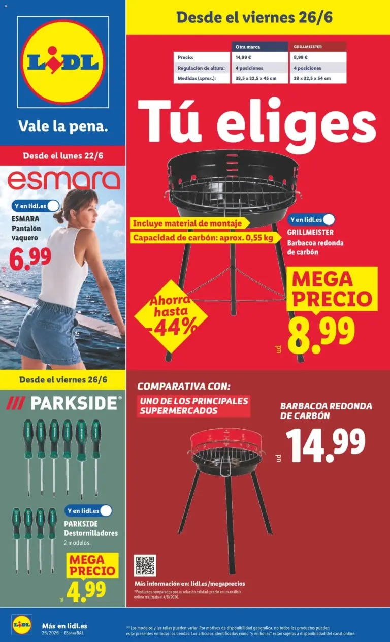 Lidl folleto de bazar del 22/06/2026
