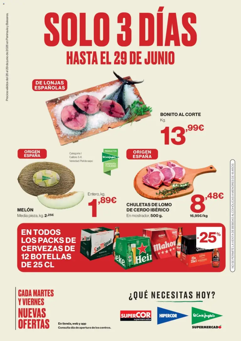 El corte inglés 26/06/2026