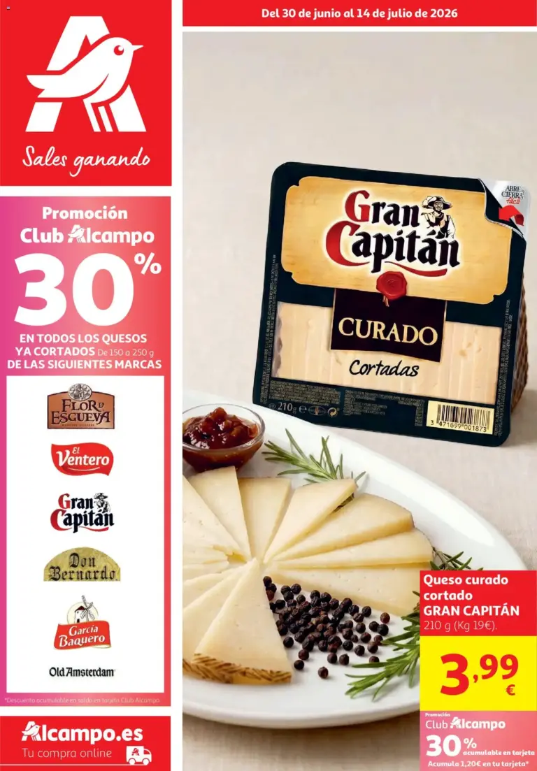 Alcampo - supermercado nacional 30/06/2026 - 14/07/2026