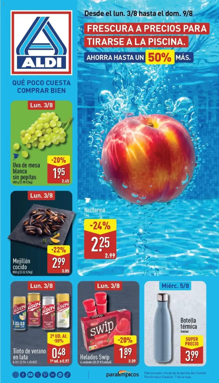 Aldi folleto canarias del 03/08/2026
