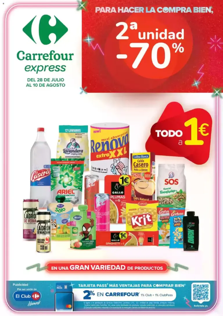 Carrefour express folleto 28/07/2026 - 10/08/2026