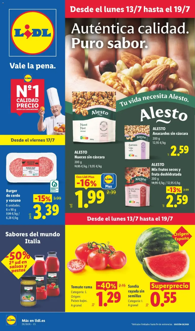 Lidl folleto del 13/07/2026