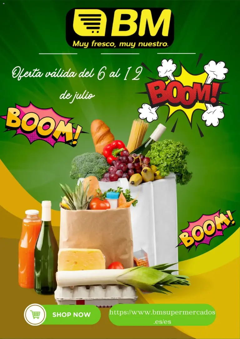 Bm supermercados folleto 06/07/2026 - 12/07/2026