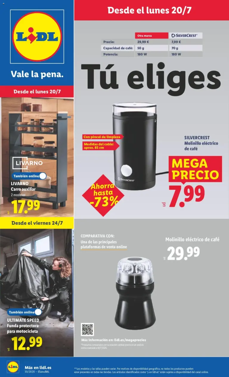 Lidl folleto de bazar del 20/07/2026