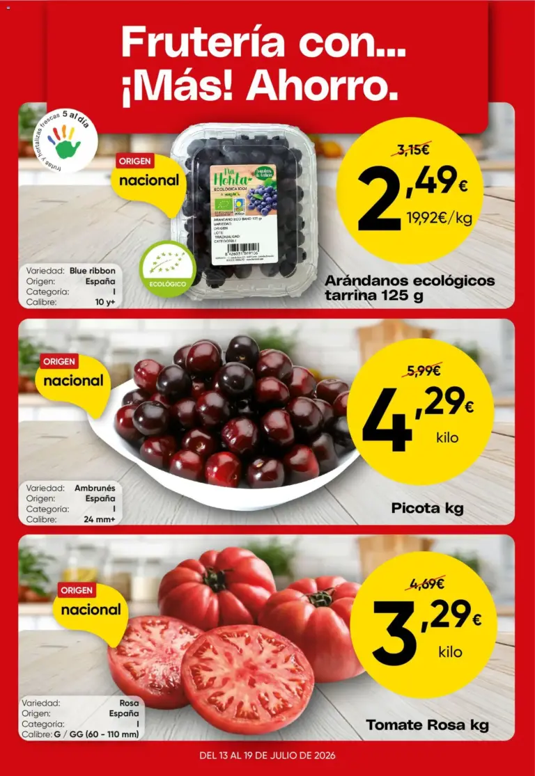 Froiz oferta semanal del 13/07/2026