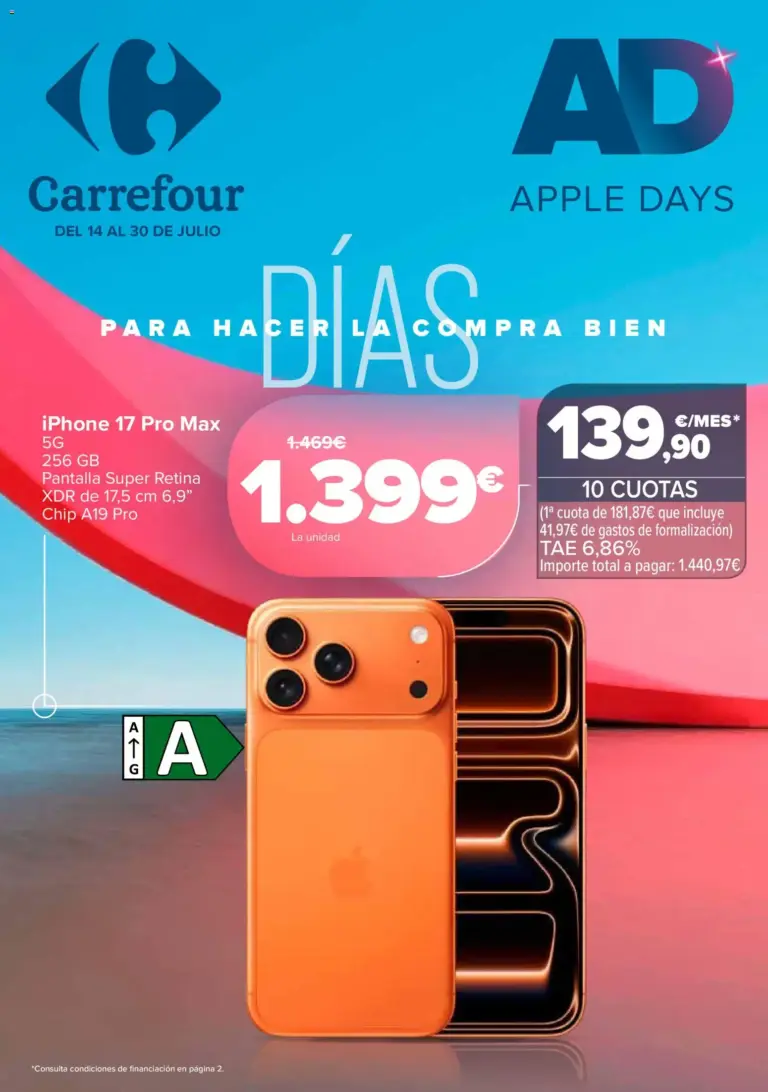 Carrefour apple days del 14/07/2026