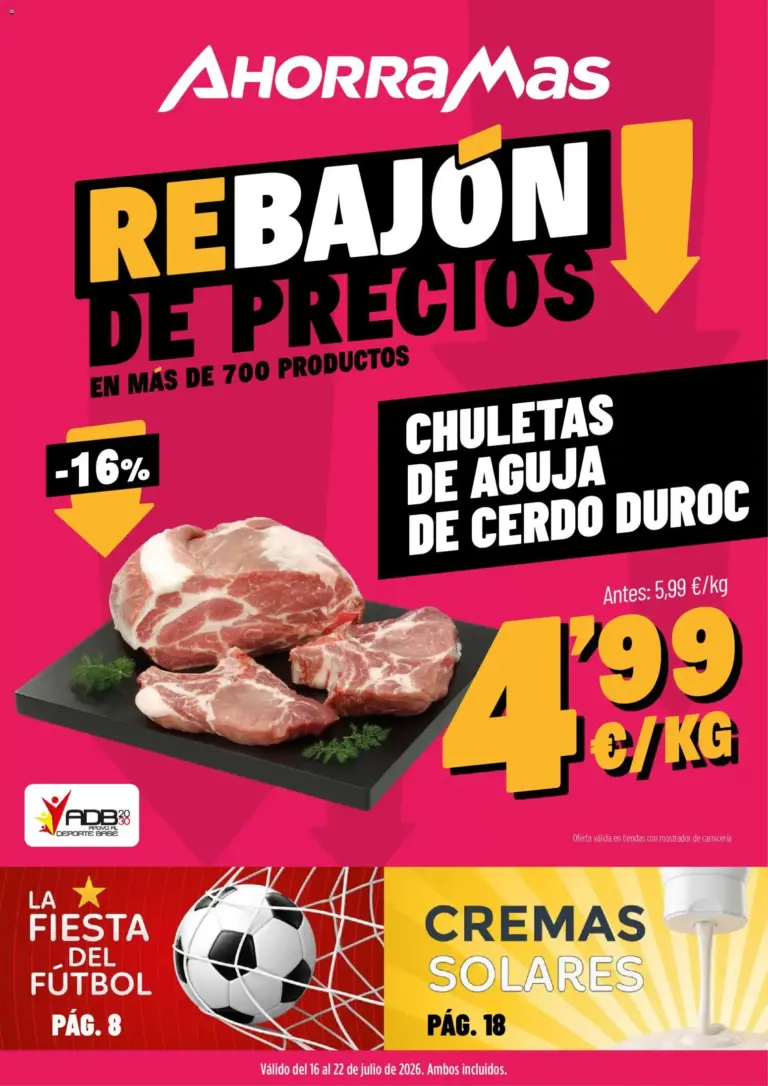 Ahorramas folleto del 16/07/2026