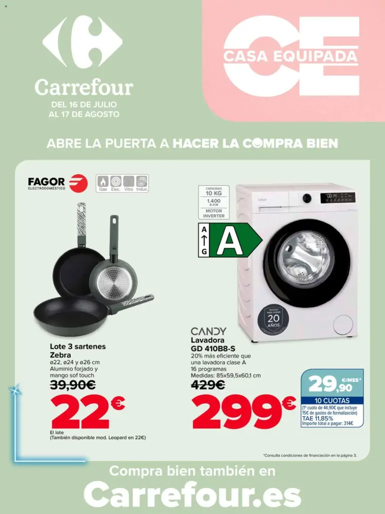 Carrefour casa equipada del 16/07/2026