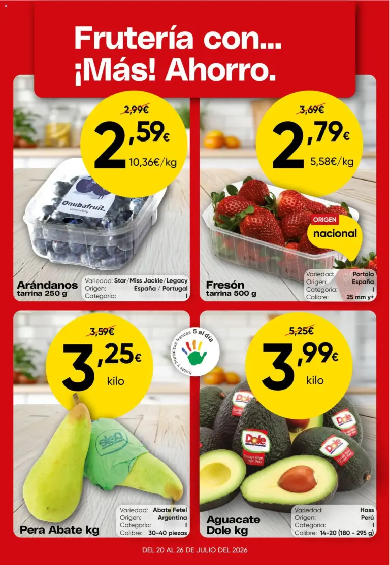 Froiz oferta semanal del 20/07/2026