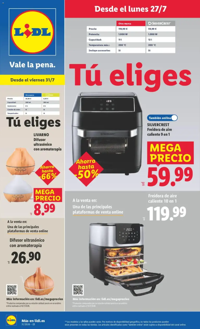Lidl folleto de bazar del 27/07/2026