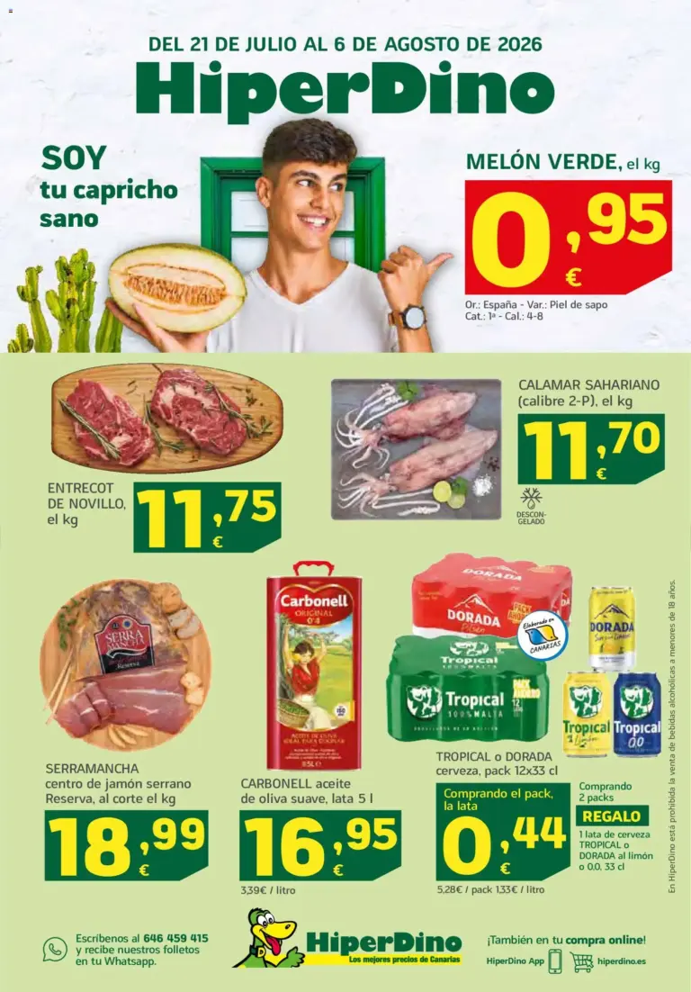 Hiperdino folleto del 21/07/2026