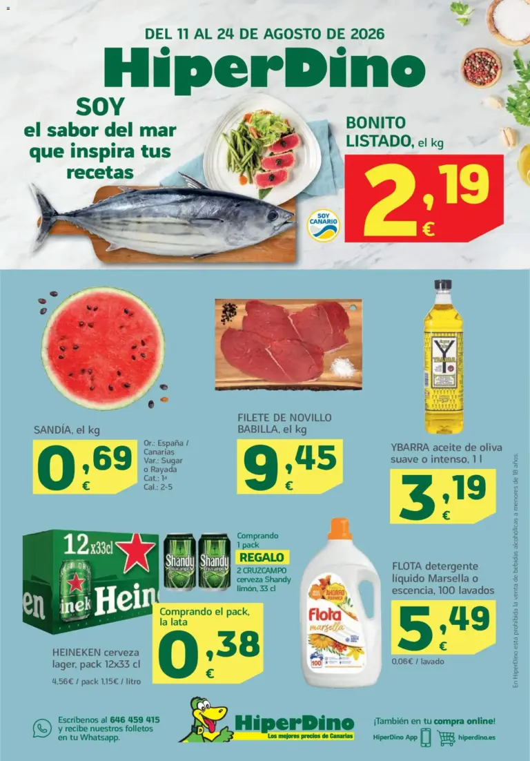 Hiperdino folleto del 11/08/2026