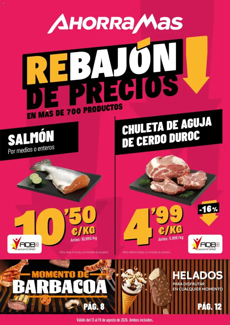 Ahorramas folleto del 13/08/2026