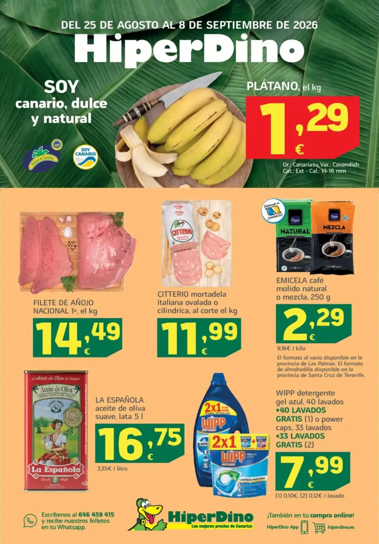 Hiperdino folleto del 25/08/2026