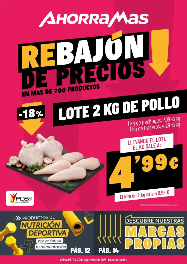 Ahorramas folleto del 17/09/2026