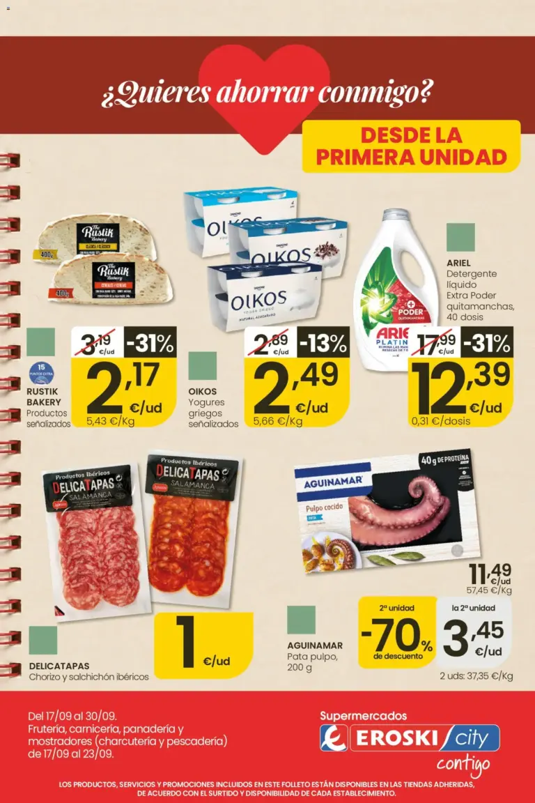 Eroski folleto del 17/09/2026