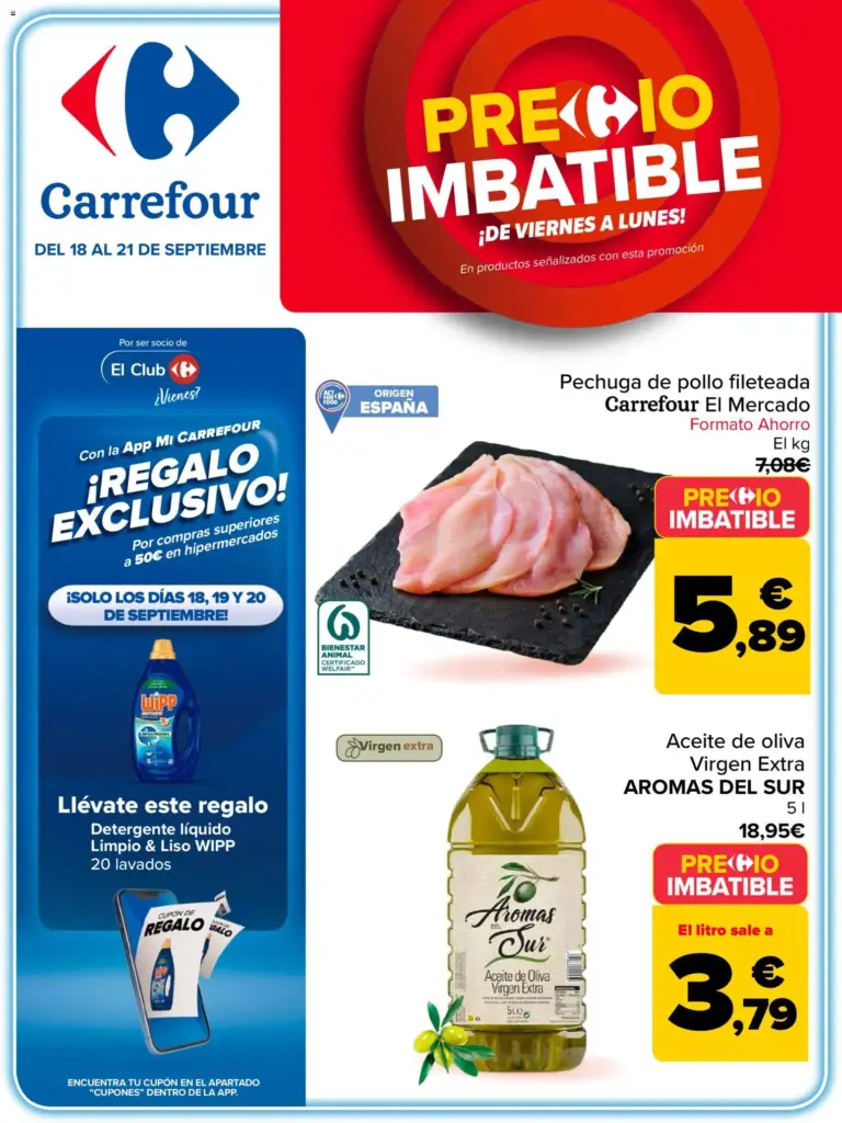 Carrefour precio imbatible del 18/09/2026