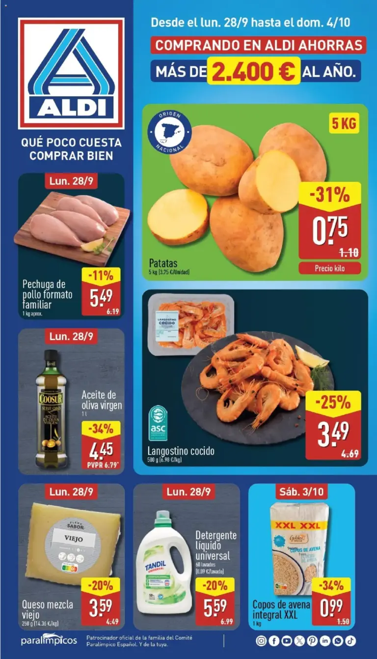 Aldi folleto baleares del 28/09/2026