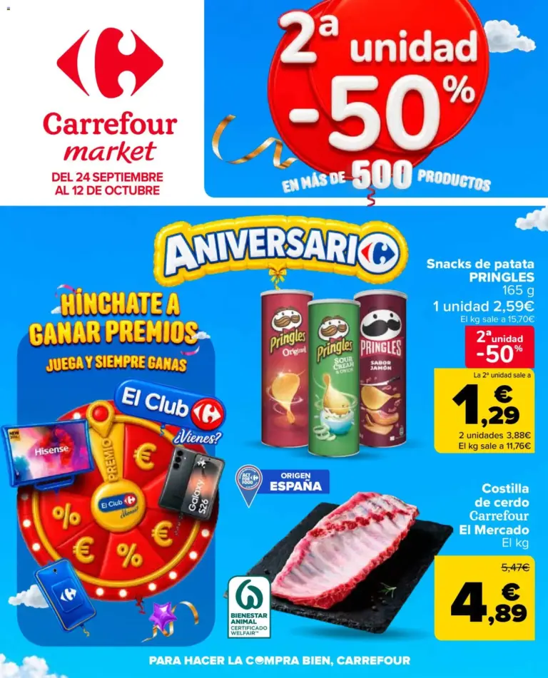 Carrefour market folleto 24/09/2026 - 12/10/2026