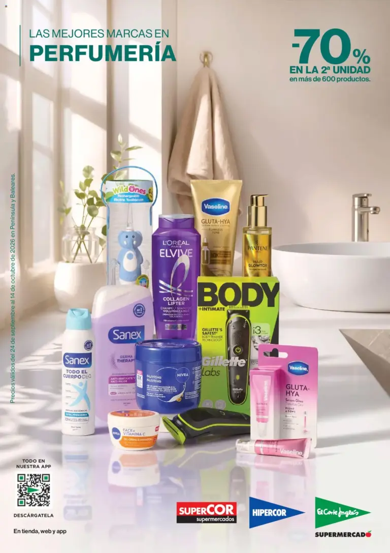 El corte inglés perfumeria 24/09/2026