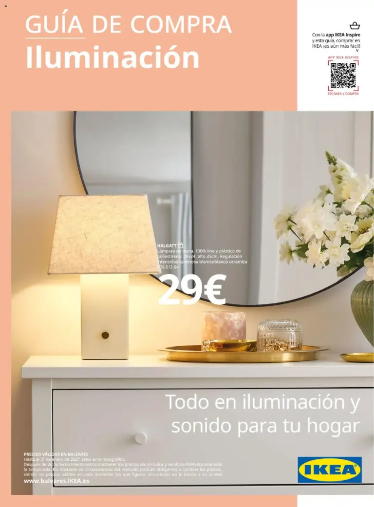 Ikea - iluminación y hogar inteligente del 29/09/2026