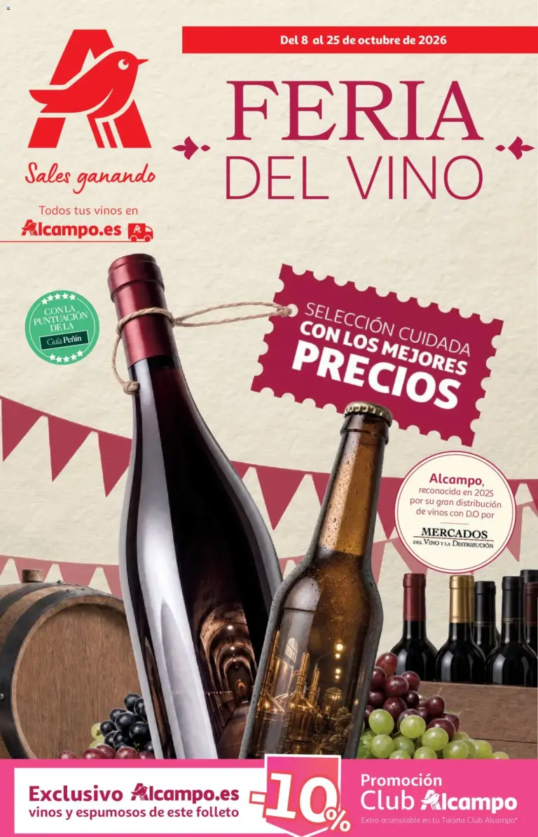 Alcampo - feria del vino sst pais vasco 08/10/2026 - 25/10/2026