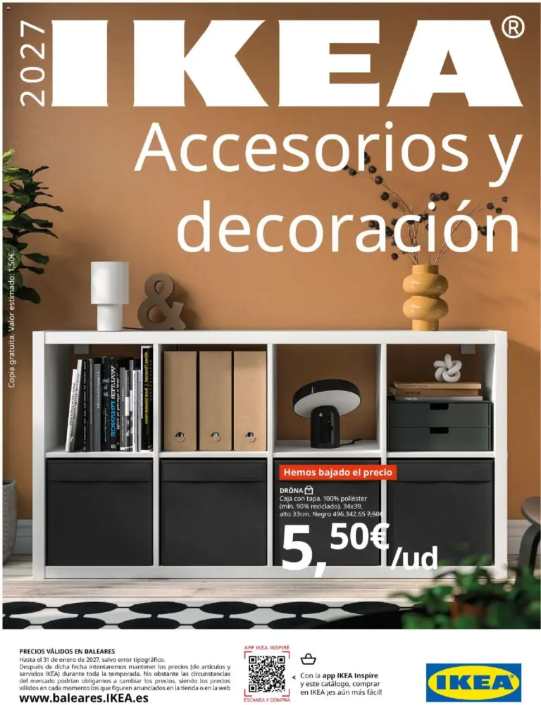 Ikea - accesorios y decoración del 01/09/2026
