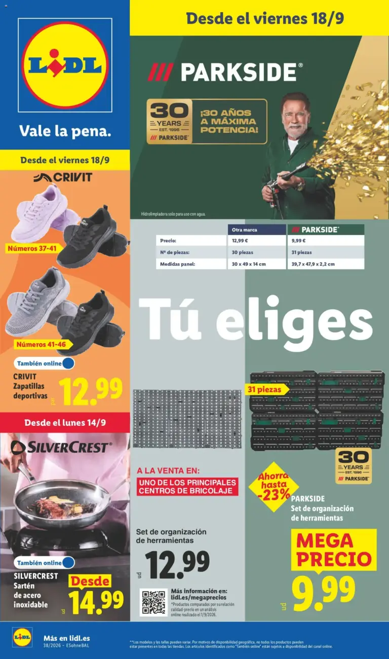 Lidl folleto de bazar del 14/09/2026