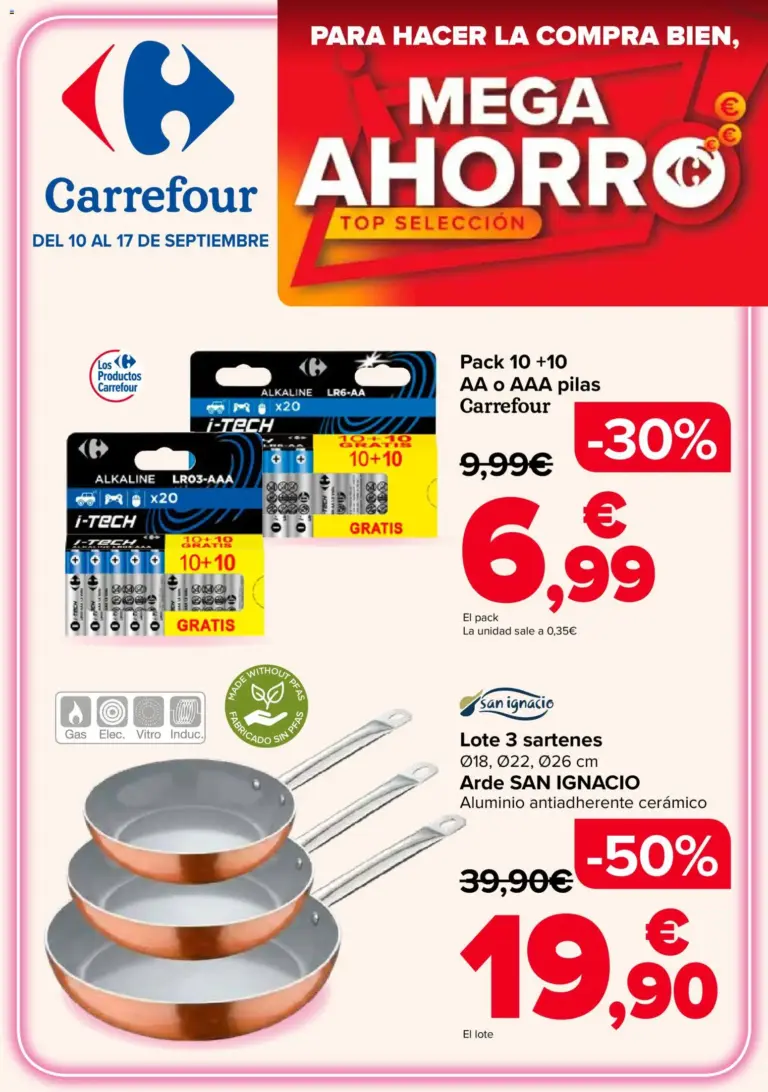 Carrefour mega ahorro del 10/09/2026