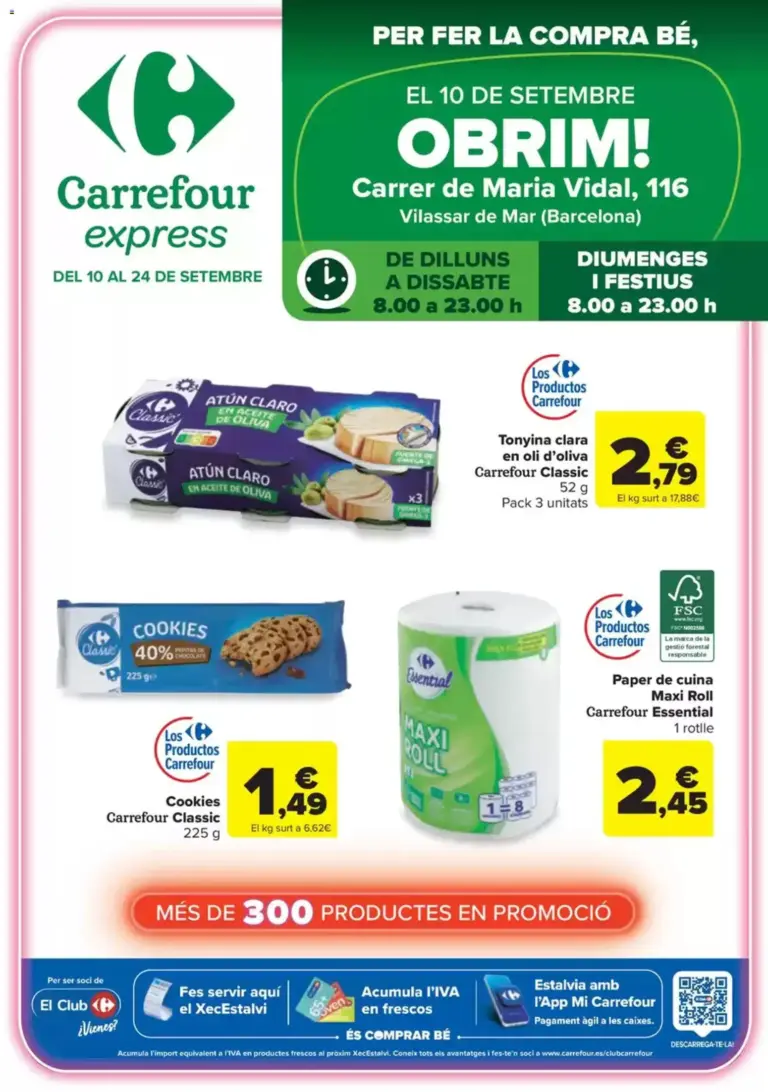 Carrefour express folleto 10/09/2026 - 24/09/2026