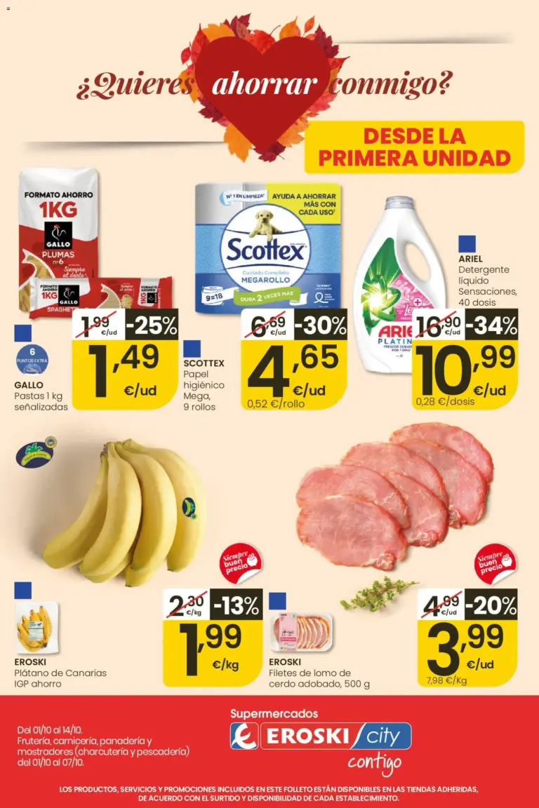 Eroski folleto del 01/10/2026