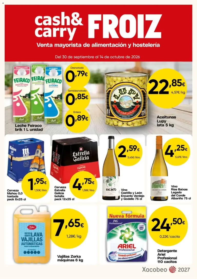 Froiz - folleto cash del 30/09/2026