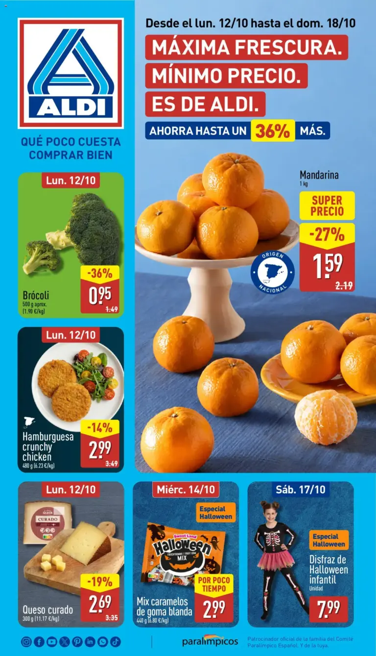 Aldi folleto península del 12/10/2026