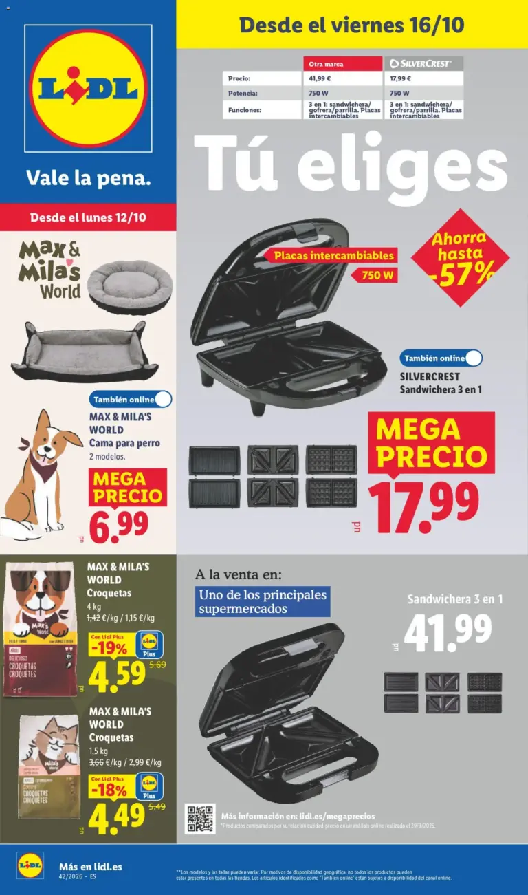 Lidl folleto de bazar del 12/10/2026
